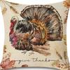 Harvest Autumn New Maple Leaf Pumpkin Pillow Case Home Bedroom Sofa Printed Cushion