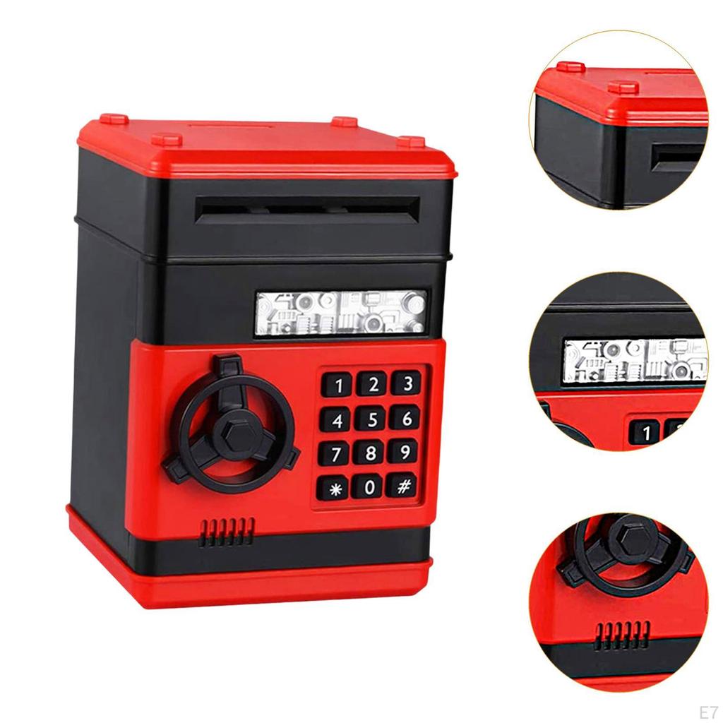 Банкомат Копилка Развивающая Игрушка Раннее Обучение Автоматический Денежный Прокрутка Электронный для Возрастов