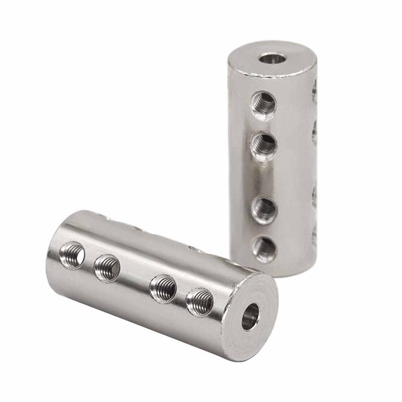 1pcs Long Rigid Coupling Bore 4/5/6/6.35/7/8/10mm 45# Steel Motor Shaft Connecting Connection Coupler for 3D Printers Motor