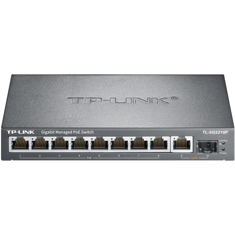 TP-LINK TL-SG2210P 10-Port Gigabit Web/Cloud Managed PoE Switch CN plug (adapter included)