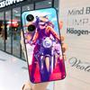Чехол для телефона Realme с рисунком девушки на мотоцикле в стиле аниме 15 14 13 12 11 Pro Plus GT6 GT7 Pro C55 C51 C35 C53 C61 C65 C67 C63 C71 C75
