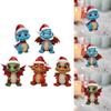 Christmas Mini Figurine Dragon Decor Creative Decoration Party Favors Fillers Table Crafts