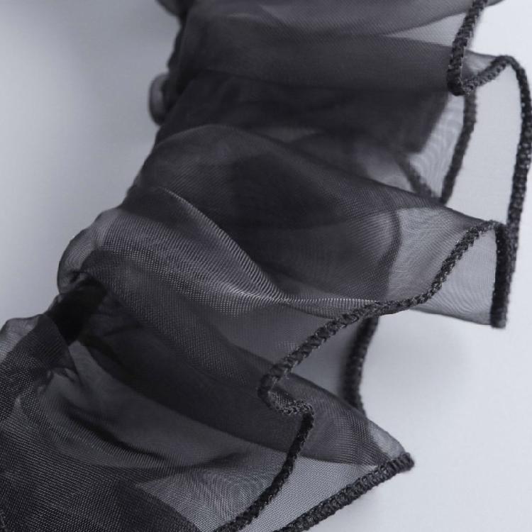 Универсальный воротник с оборками, идеально подходящий для косплея, сценических выступлений и костюмированных вечеринок, реквизит для фотосессий на Хэллоуин