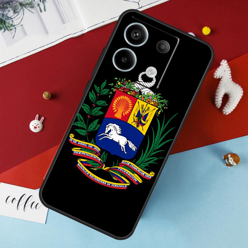 Чехол с изображением флага Венесуэлы и герба для Xiaomi Redmi Note 13 12 11 8 9 10 Pro Note 12S 11S 10S Redmi 12 10C 12C 13C