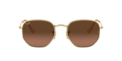 Солнцезащитные очки 0RB3548N HEXAGONAL Япония 51 912443 ЗОЛОТОЙ [Ray-Ban] (БЕСПЛАТНЫЙ размер)