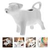 Pitcher Milk Creamer Ceramic Jug Cow Coffee Cup Sauce Gravy Dispenser Pourer Frothing Mini Container Serving Boat Frother