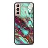 Чехол из закаленного стекла для Samsung Galaxy S21 S20 Ultra S10 Plus Lite S20fe 5g S10e S9 S8, бампер, чехол, шикарный мрамор, золотая фольга