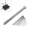 Braid Pin Vise Double-head Jewelry Making Metal Hexagonal Manual DIY Hand-twisted Drill for Home