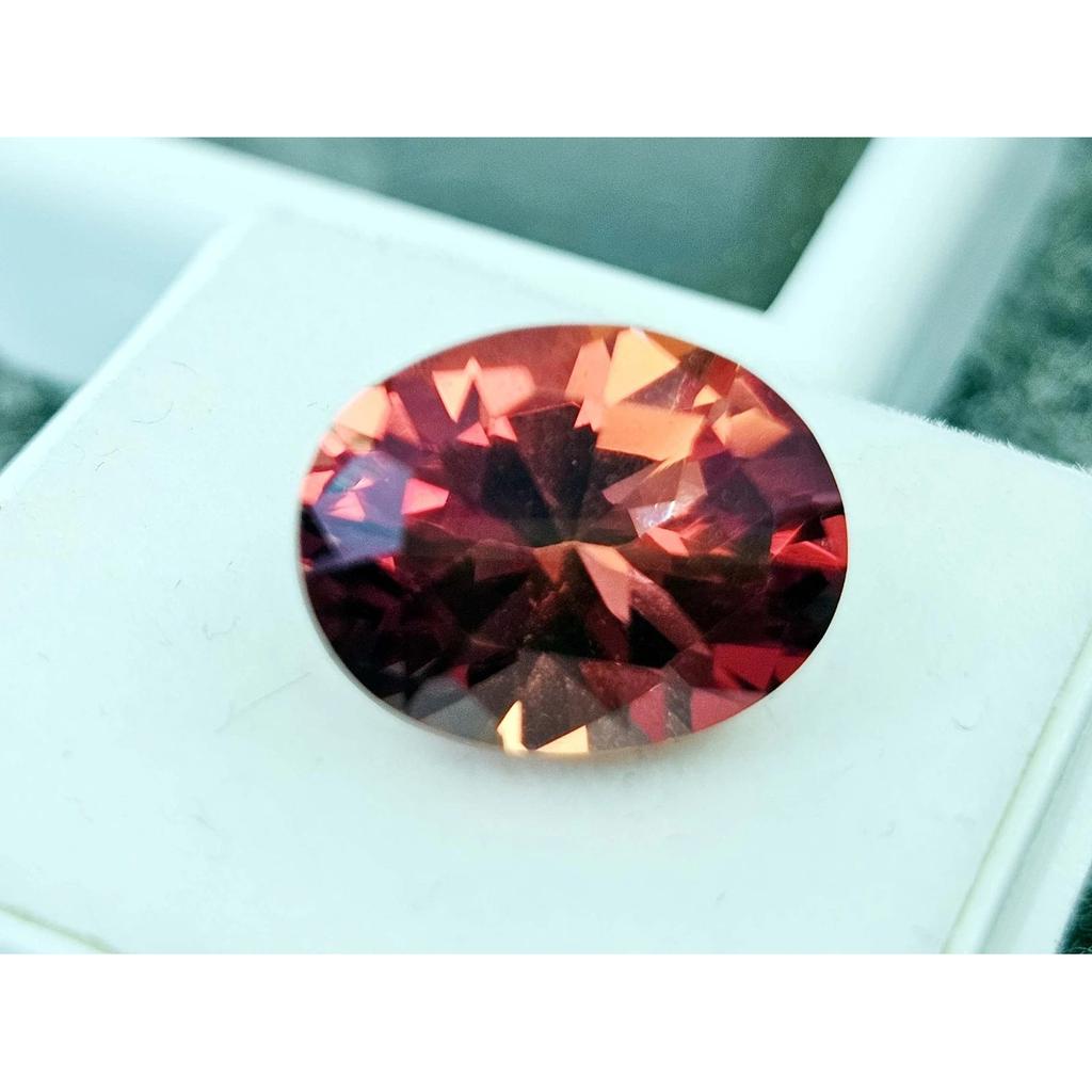 Mexican Fire Opal Orange Natural 8-9 Ct Oval Cut Stunning Certified Gemstone