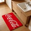 C-Coca Cola Ванная коврик Противоскользящий Впитывающий Воду Длинная полоса Подушка Спальня коврик Добро пожаловать Придверный коврик