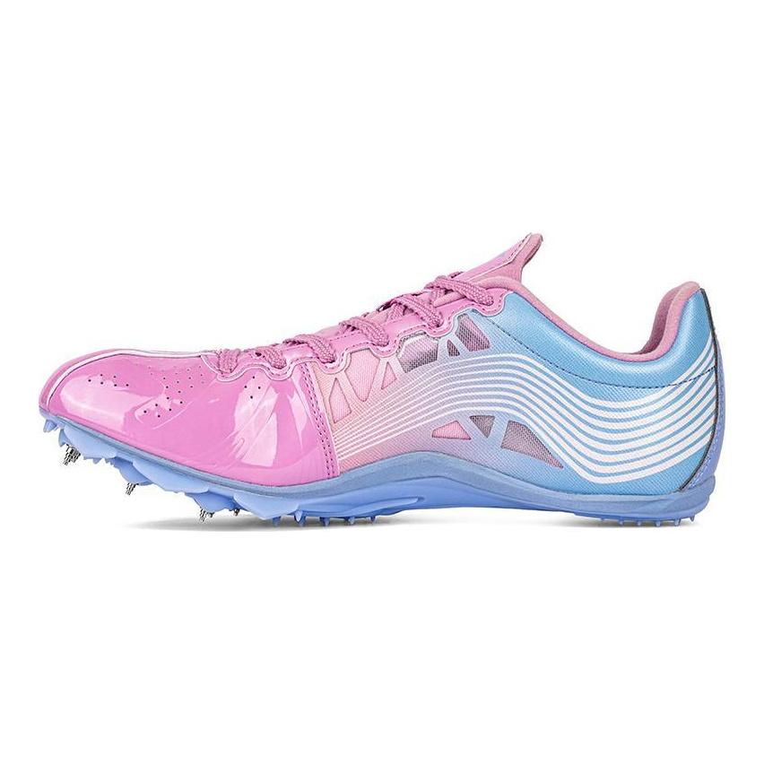 Li Ning Удобная амортизация Нескользящие Износостойкие Низкие Тренировочные Беговые Кроссовки Унисекс Синий Розовый AJJS001-2