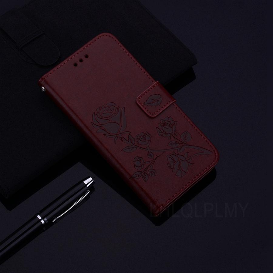 Rose Leather Wallet Flip Case For iPhone XS XR X 11 12 13 Pro Max 15 14 7 8 Plus Mini SE 2020 Cover Funda