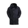 Military-Style Extra Long Reflective Winter Overcoat - Cold-Proof Security Guard Uniform with Cotton Insulation