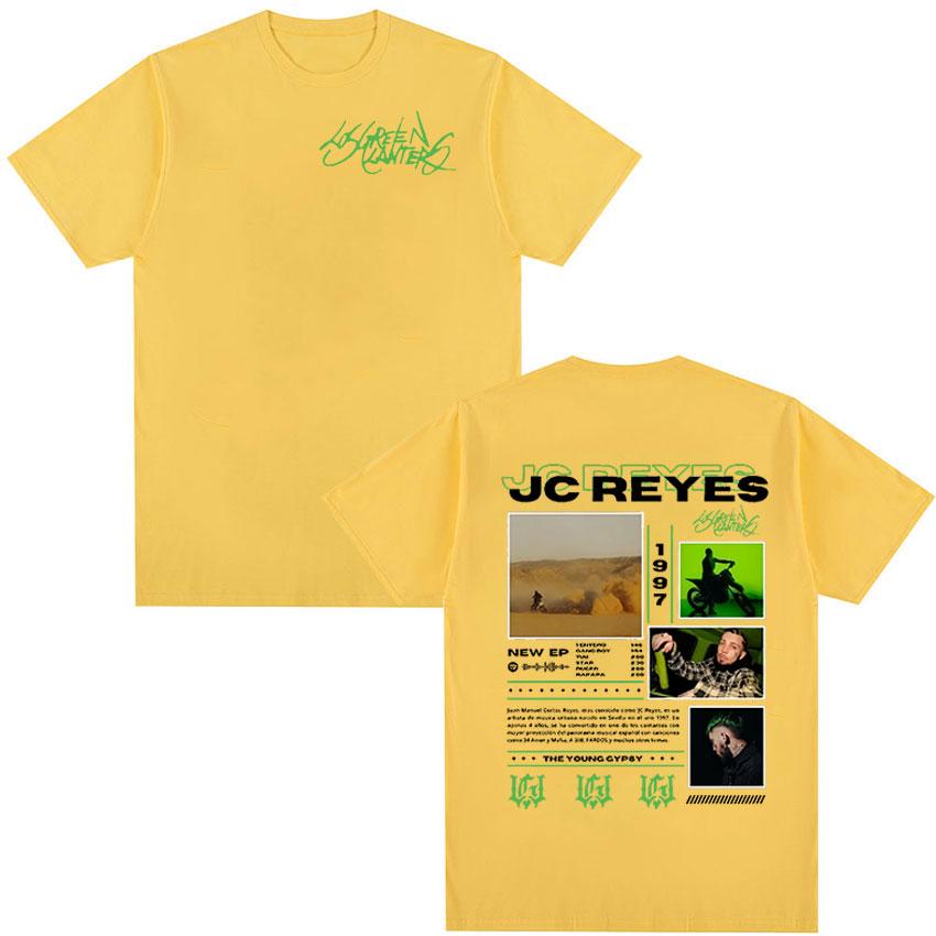 2026Summer Bestselling Rap Singer JC Reyes Retro Casual ShortSleeved TShirt for Unisex Loose and Breathable LongSleeved Shirt