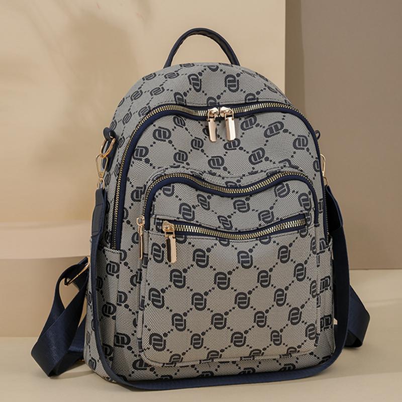 Винтажный принтованный маленький рюкзак женский рюкзак дорожная сумка