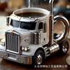 Resin Truck Coffee Cup Decorative Figurine Desk Home Office Living Room Modern Minimalist Desktop Ornament