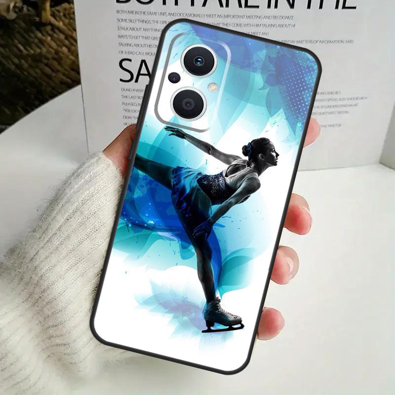 Figure Skating Dance Sport Case For OPPO Reno 8 7 6 5 4 Lite 8T 5Z 4Z 10 11F OPPO Find X5 X6 Pro X2 Neo X3 Lite Cover