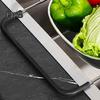 Корзина-дуршлаг для кухонной раковины с выдвижной резиновой ручкой, большая вместимость, корзина-дуршлаг для овощей и фруктов, сушилка