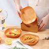 1 Set Fruit Plates Food Bone Tray Smooth Surface Cake Storage Trays Square Shape Clear