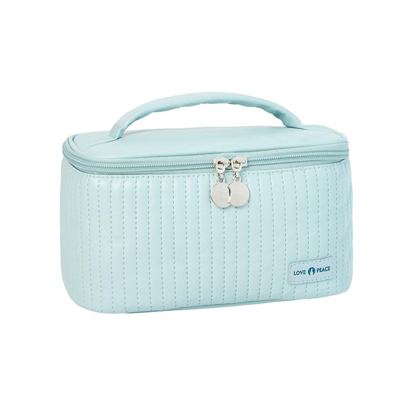 Fashion Small Top-handle Cosmetic Bag Travel Portable Toiletry Bag Outdoor Storage Bag Women Makeup Case Cosmetic Pouch