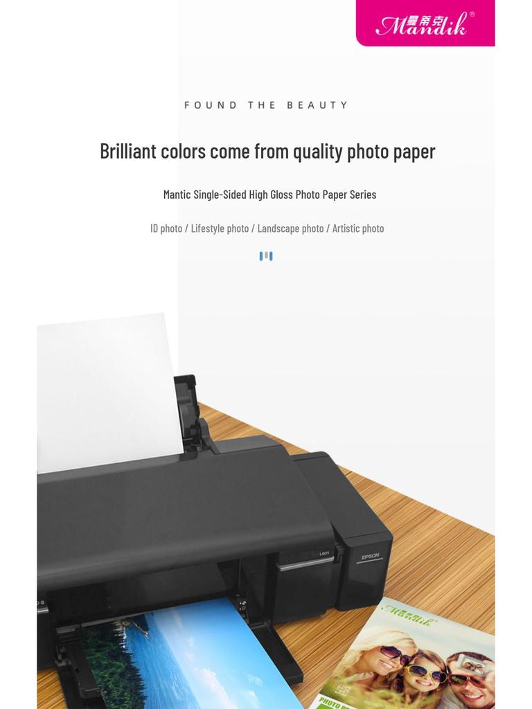 High Gloss Inkjet Photo Paper - A4, 5'' & 6'' Sizes for Photo Printing