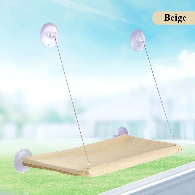 Cat Hammock Window Habitat Safety Cat Rack Household Space Saving Window Pet Seat Simple Secure Ultra-Soft Sill Pets Beds House