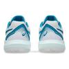 Asics Gel Dedicate 8 GS White Teal Blue Kids Sneakers 1044A077-103