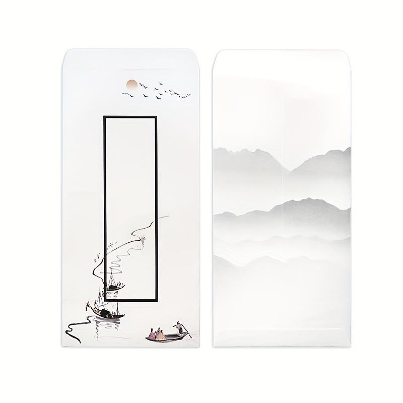 1 комплект (50Pcs) Винтажный набор конвертов - Антикварный - Стиль, Цвет - Напечатано для любовных писем и литературных признаний