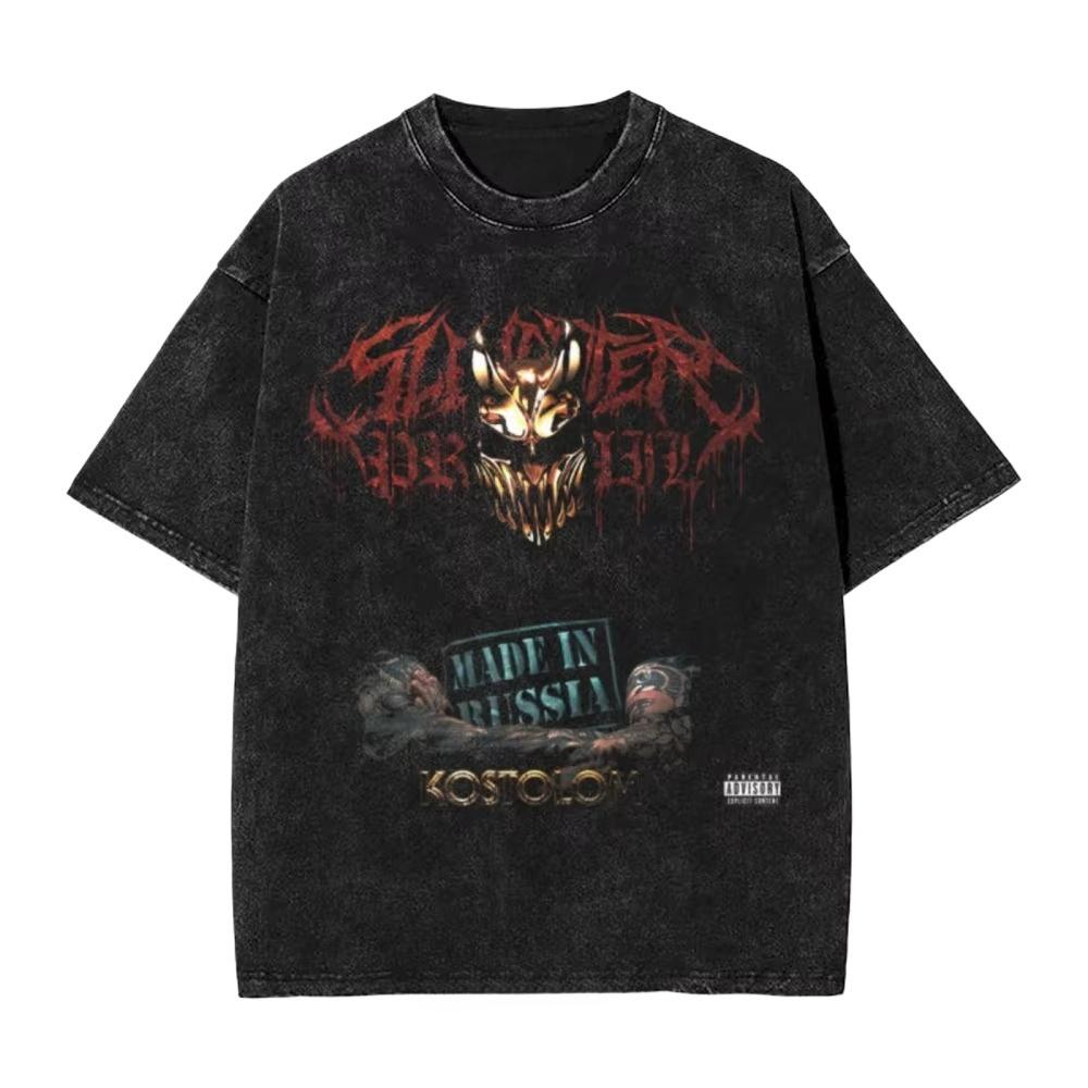 Deathcore Made In Russia Kostolom Slaughter To Prevail Vintage Oversized Tshirt 8q4n
