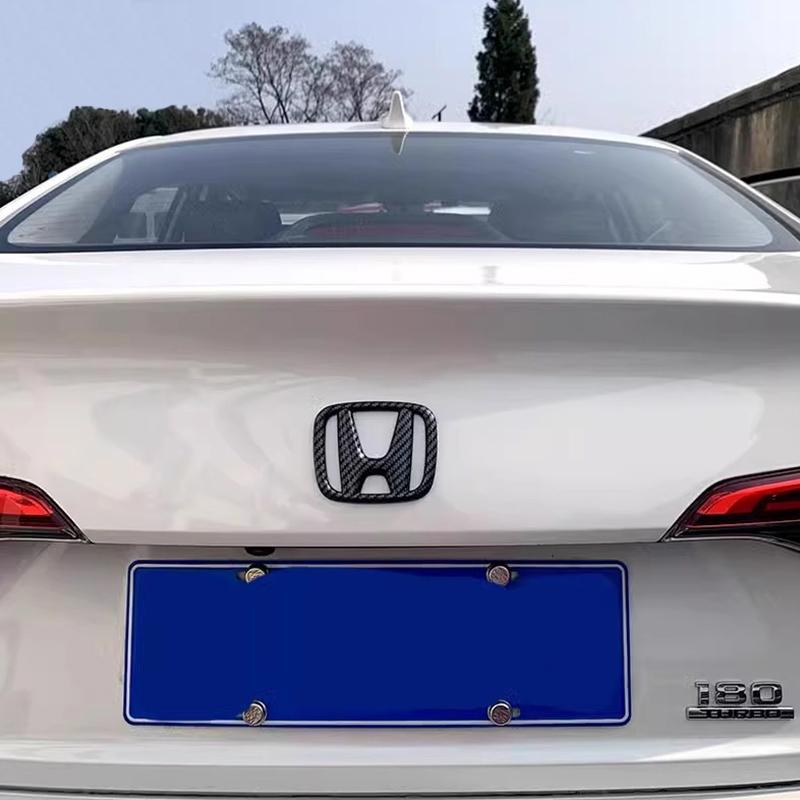 ABS Car Grille Emblem Sticker Trunk Steering Wheel Auto Accessories For Honda Civic Accord 8th 9th 9.5th 10th 11th Generation OW6