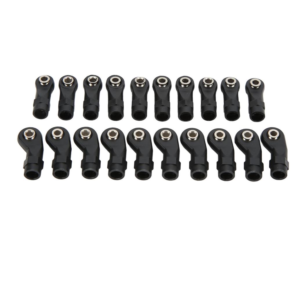 20 шт. пластиковых наконечников тяги M4 с шаровым шарниром для гусеничного автомобиля Traxxas 1/10 RC