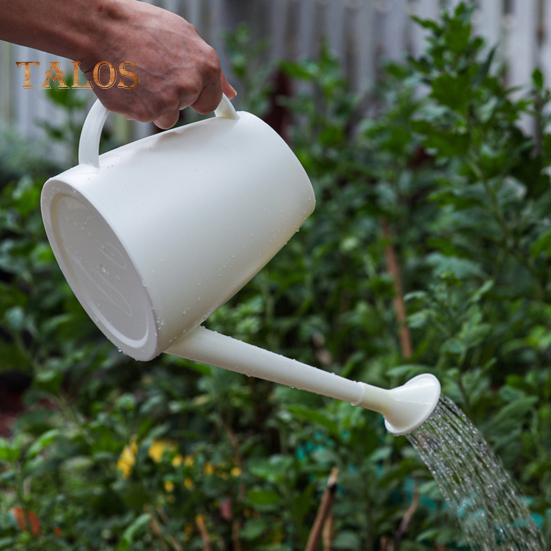 Лейка 1,8 л с длинным носиком, садовый кувшин с разбрызгивателем, легкая пластиковая лейка для комнатных растений, растений на открытом воздухе