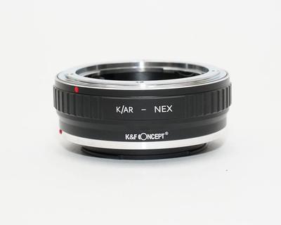 CONCEPT Адаптер для крепления Konica AR на крепление NEX E с салфеткой для чистки линз K&F ar-nex (КФНЕКС)