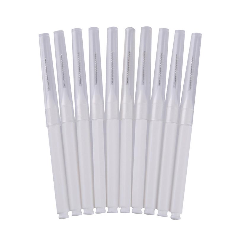 10 шт., аппликаторы для микрокистей, наращивание ресниц, щетка для чистки клея для ресниц