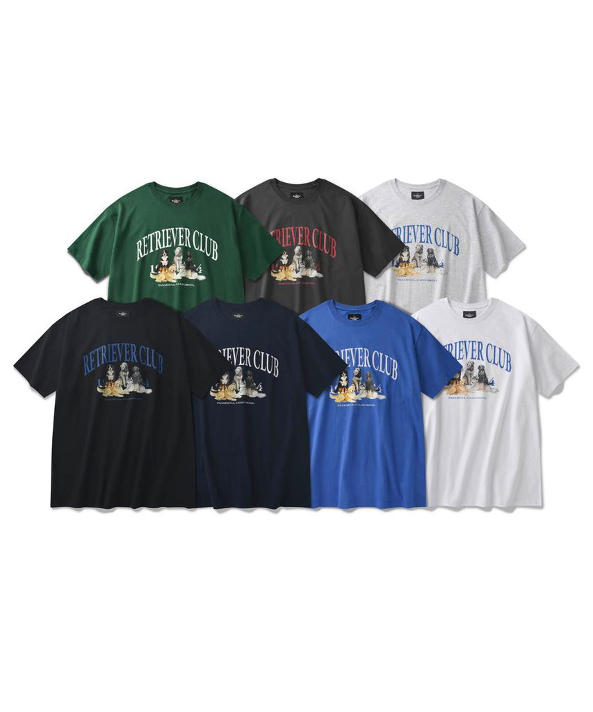 RETRIEVER CLUB Retriever Friends Short Sleeve [Melange Gray]