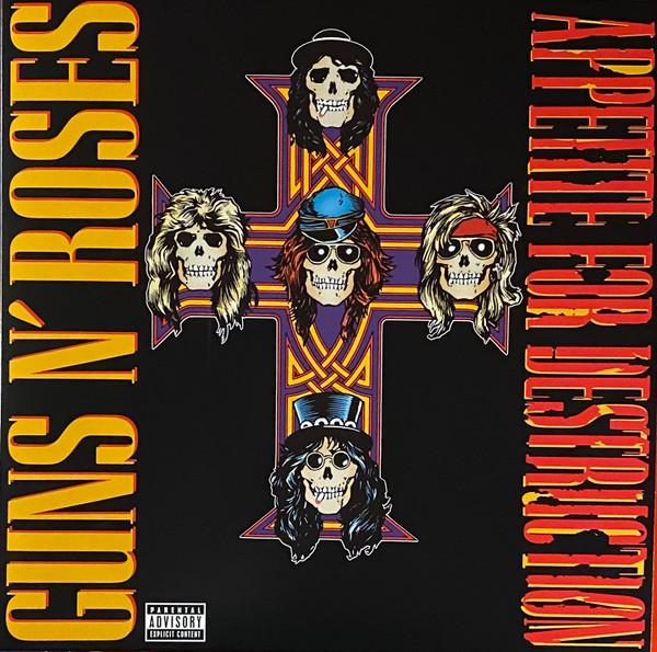 Виниловая пластинка GUNS N ROSES Appetite For Destruction 180г 00720642414811 GEFFEN 2022 Европа Рок
