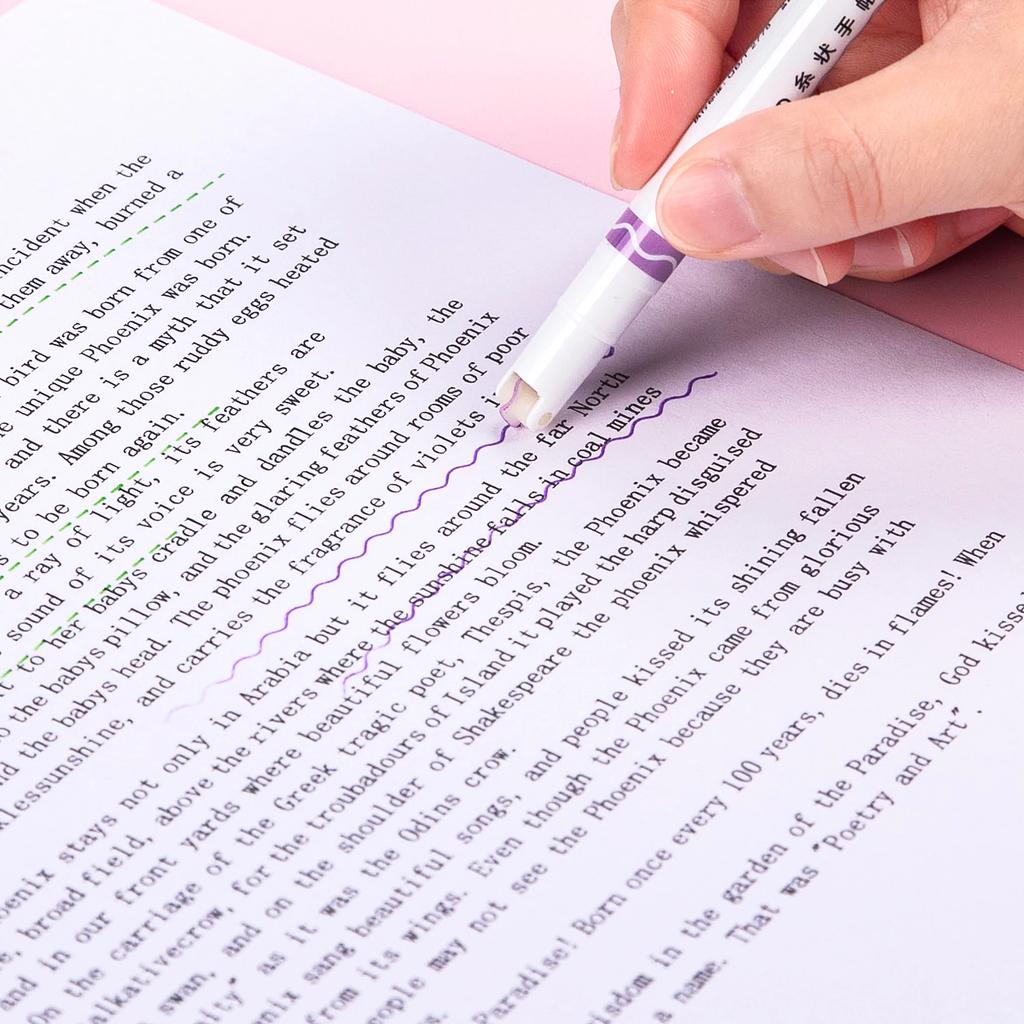 3 шт. Kawaii Flowers Line Shaped маркеры-маркеры с роликовым наконечником изогнутые линейные маркеры для письма канцелярские принадлежности для рисования