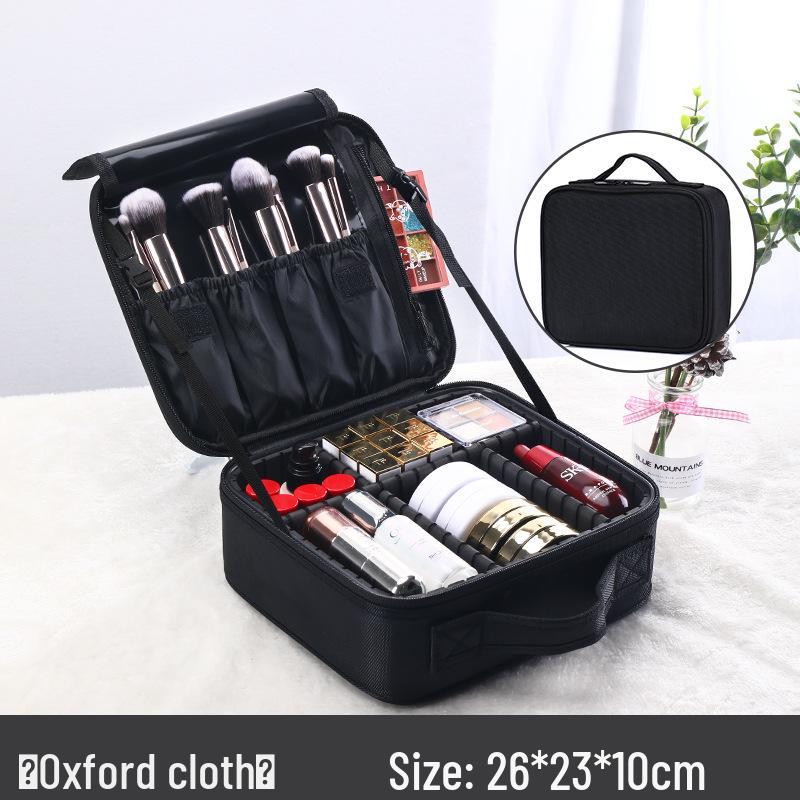 Двухслойная косметичка большой вместимости