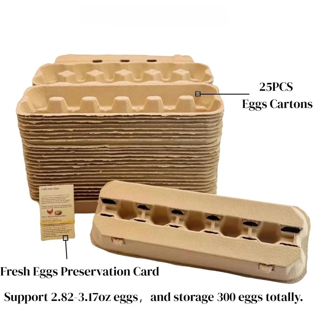 1 шт. Картонная коробка для яиц 30x20x4см Биоразлагаемые картонные коробки для яиц из бумажной массы Держатель на 12 яиц Ударопрочный Экологичный Кухонные инструменты для хранения