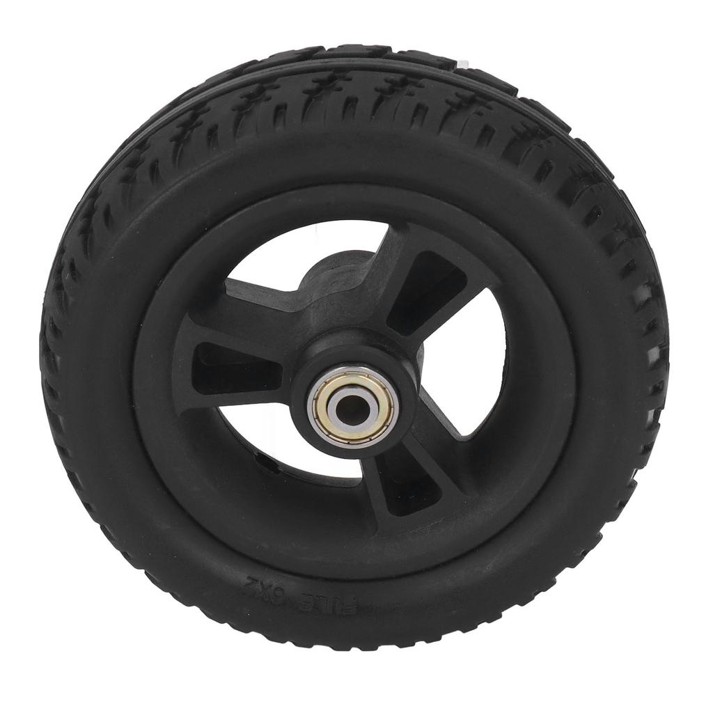 6-дюймовое колесо для инвалидной коляски PU нескользящее износостойкое прочное несущее средство для замены ходоков