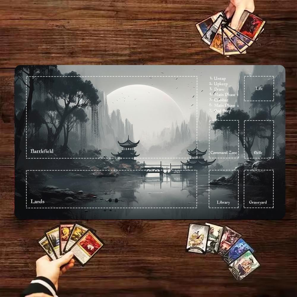 Коврик для стола Magic Gathering Большой Компьютерный Офисный Коврик для Мыши XXL Противоскользящий HD для MTG DTCG CCG RPG Коврик для Торговых Карт