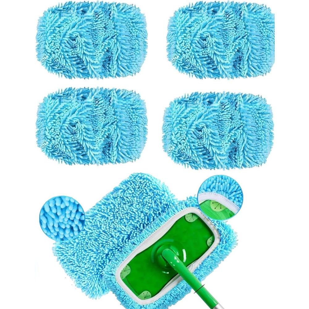 Многоразовые микрофибровые насадки для швабр Swiffer, 4 шт.