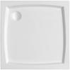 Compact square shower tray PATIO 80x80 + siphon