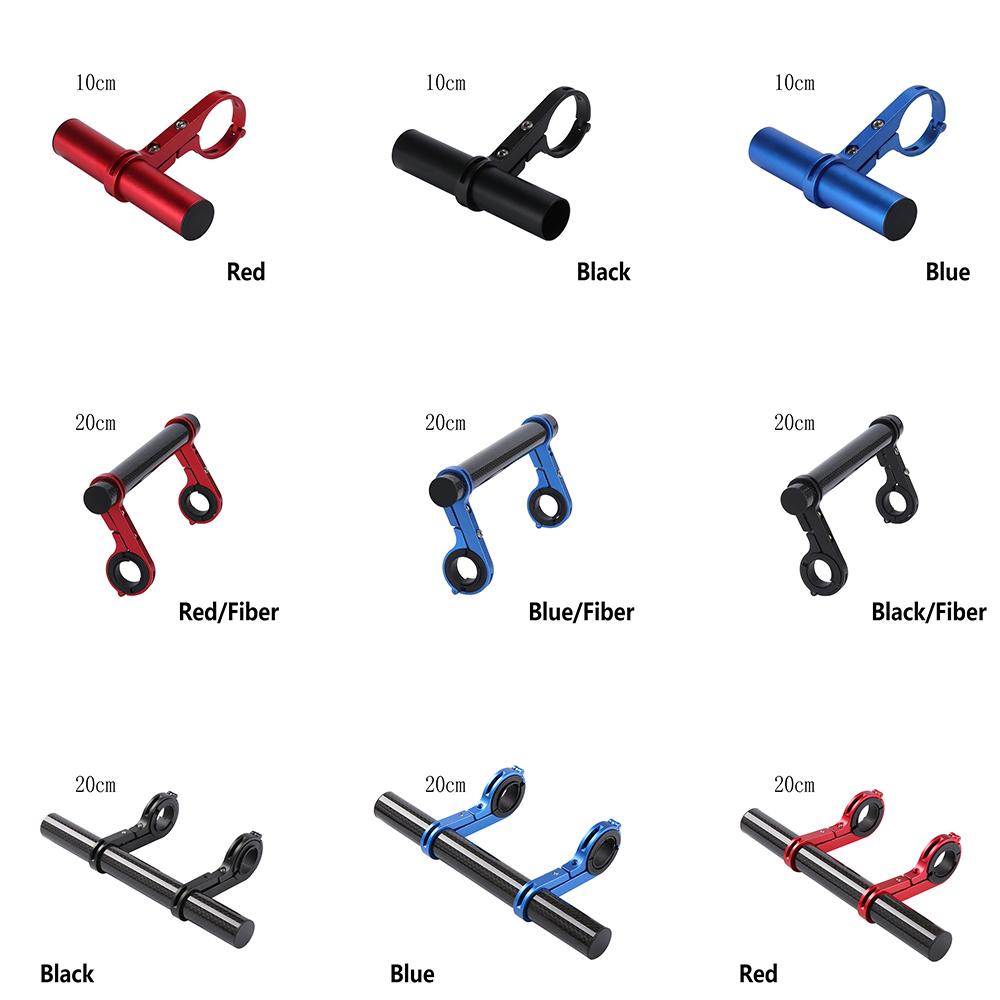 Fashion Lamp Mount Bicycle Double Tube Bracket Bike Handlebar Extender Fiber Aluminum Alloy
