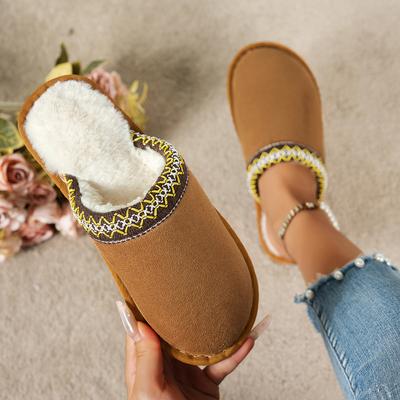 Модные женские домашние тапочки Зимние Новые Модные Туфли Толстая Подошва Теплые Хлопковые Туфли Уличные Легкие Тапочки Домашние Шлепанцы Женские
