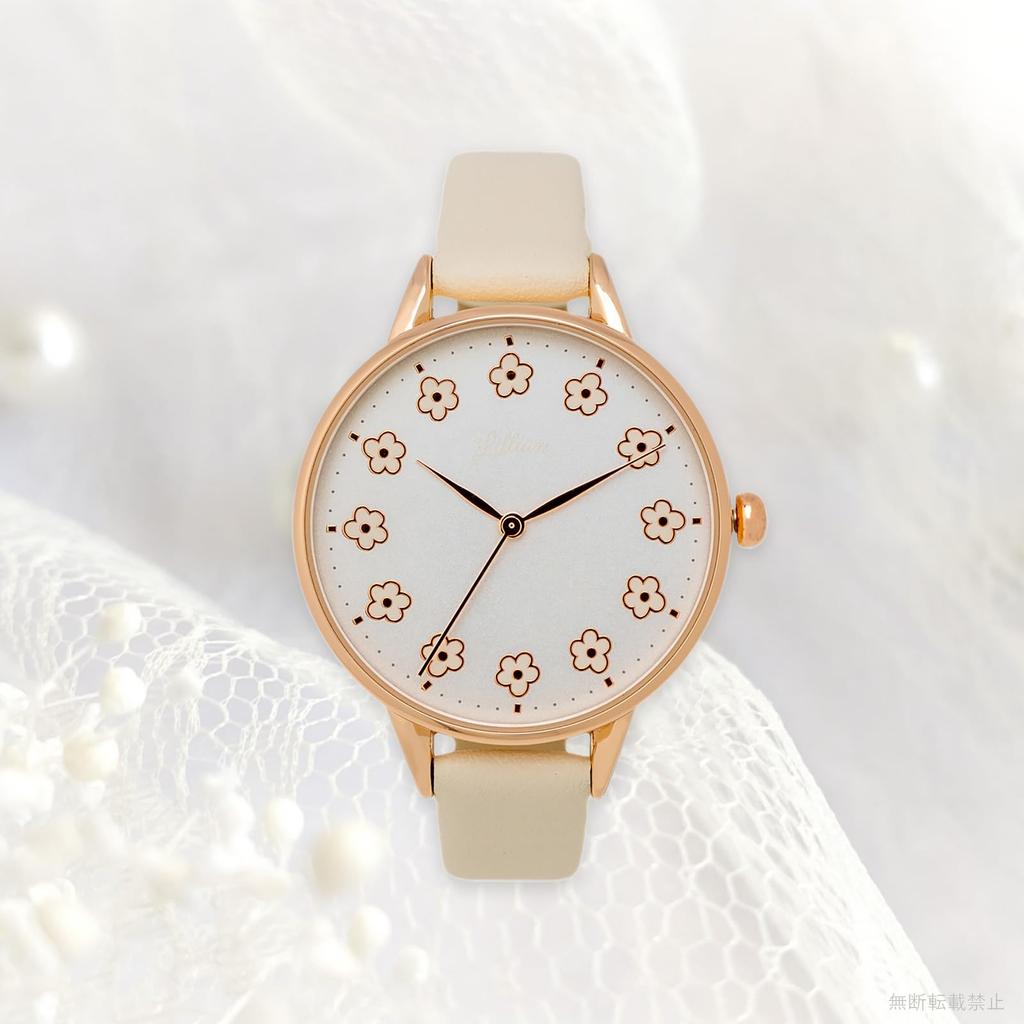 Watch Analog Leather Strap White [Fieldwork] Women's JN018-1