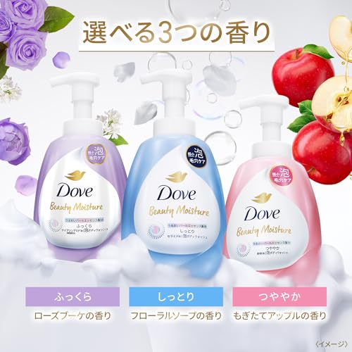 DOVE Мыло для тела Beauty Moisture Plump Foam Body Wash Аромат Rose Bouquet 540 г