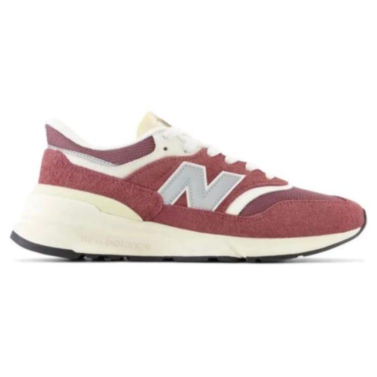 New Balance Унисекс 997R Кирпично-красный/Кремовый/Серебристый Повседневные кроссовки U997RCC