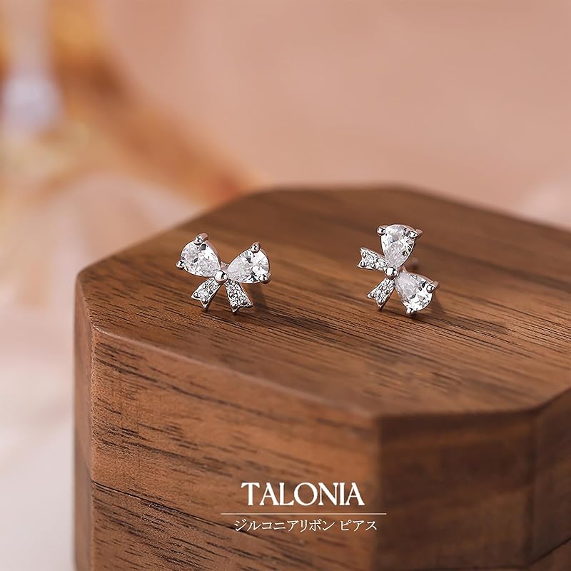 Серьги TALONIA женские серьги Совместимы с аллергией на металл Серьги-ленты Leave it on из циркония Серьги из чистого серебра с платиновым покрытием Популярность