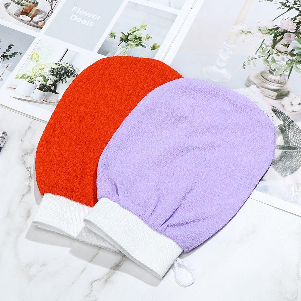 Durable Cleaner Rayon Bath Glove Exfoliating Towel Body Rub Shower Scrubber